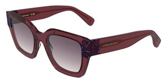 Longchamp LO771S 615 Womens Sunglasses Red Size 50