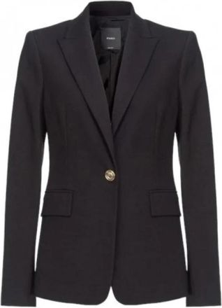 Pinko Jassen - Dames - Blazers - Zwart - L - Jassen