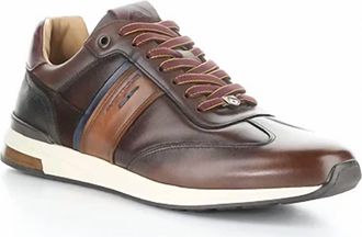 Ambitious Mens Leather Sneakers In Brown