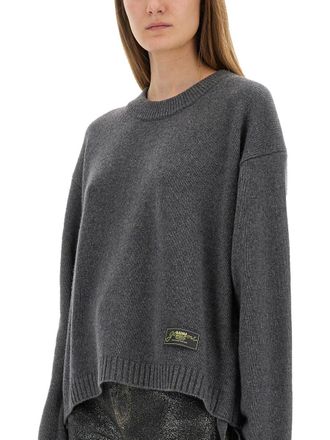 Ganni Recycled Wool Blend Sweater - Gray