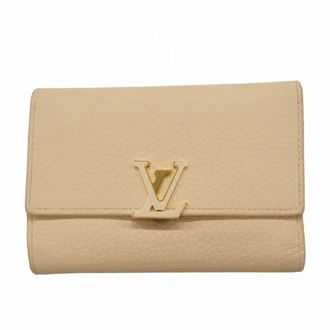Louis Vuitton Cream Wallet (Tri-Fold) (Pre-Owned)