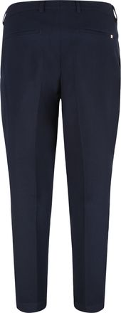 HUGO BOSS Mens Trousers Dark Blue Wool Virgin Chinos