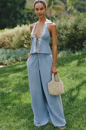 L*Space Sur Linen Wide-Leg Pants