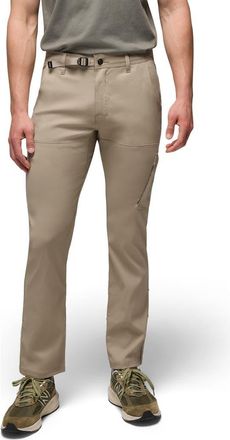 Prana Zion Stretch Straight Leg Pants in Sandbar at Nordstrom, Size 32 X 32