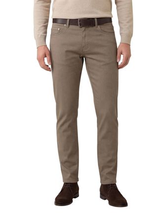 Pierre Cardin Lyon Tapered fit broek bruin