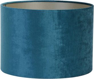 Light & Living Paralume - Gemstone - blu - tessile - ø 25cm - - Light&living