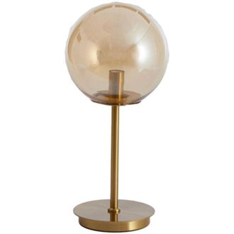 Light & Living L&aacute;mpara De Mesa - Medina - &Aacute;mbar - Vidrio - - Light&living