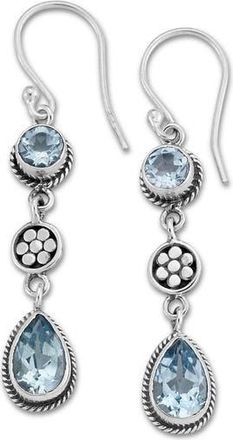 Samuel B. Blue Topaz Drop Earrings at Nordstrom Rack