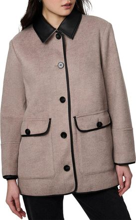 Bernardo Medium Wool-Blend Coat