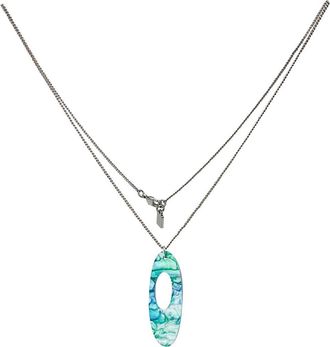 Toolally Hepworth Pendant - Blue & Green Lava at Nordstrom, Size 18