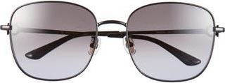 Ferragamo Salvatore Ferragamo 60mm Square Sunglasses in Black at Nordstrom Rack