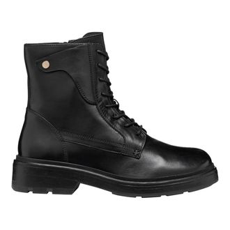 Geox Lace-up Boots, female, Black, Size: 10 US Black Swelen Shoes