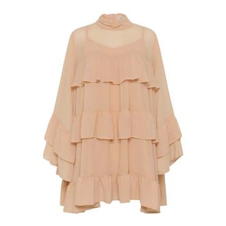 Gestuz Short Dresses, female, Brown, Size: XS Short Dresses