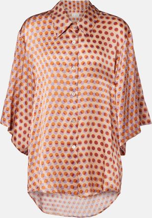 Dries Van Noten Polka-dot silk shirt