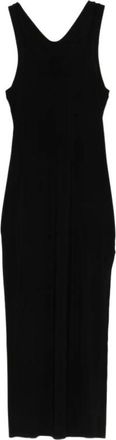 Norma Kamali Maxi Dresses, female, Black, Size: XS Abito lungo