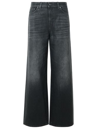 7 For All Mankind Liquorice Black Denim Jeans