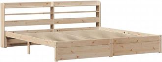 vidaXL vidaXL Bed Frame with Headboard without Mattress 200x200 cm