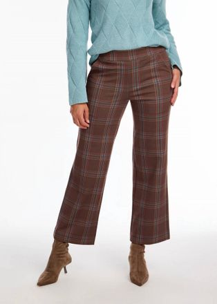 FDJ Pull On Wide Andle Pant In Brown
