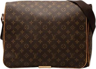 Louis Vuitton Pre-owned Cross Body Bags, female, Brown, Size: ONE SIZE Pre-owned Fabric Crossbody Bag