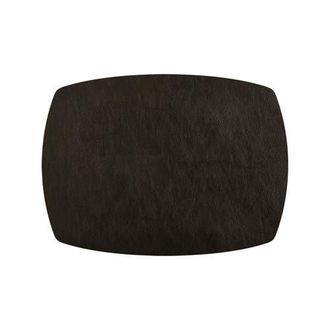 Frieling Davanti by Mattola Placemats Set of 6, Rectangle Plus, 14 x 18 Inch Indoor Outdoor Table Placemats in Black at Nordstrom