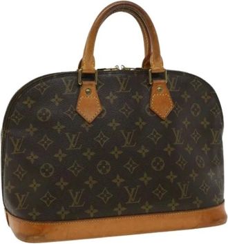 Louis Vuitton Pre-owned Handbags, female, Brown, Size: ONE SIZE Pre-owned Canvas Handbag