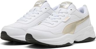 Puma Sneaker PUMA CILIA MODE METALLIC WHISPER, Damen, Gr. 37,5, puma wei&szlig;, puma gold, puma schwarz, Synthetik, Schuhe Sneaker