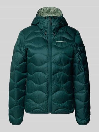 Peak Performance Steppjacke mit Daunen-Federn-F&uuml;llung Modell Helium in Dunkelgruen, Gr&ouml;&szlig;e M