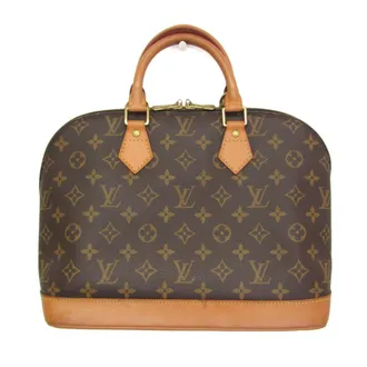 Louis Vuitton Alma Monogram Brown Canvas Handbag (Pre-Owned)
