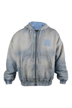 Amiri AMIRI MA denimjas met ritssluiting Blauw