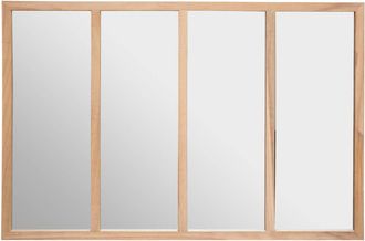 Atmosphera Atmosphera - Espejo De Taller Nae Madera 116x76 Cm Cr&eacute;ateur DInt&eacute;rieur