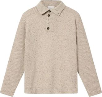 Isabel Marant Ken Pullover - Heren - Ronde hals truien - Beige - M - Wol - Truien & Vesten