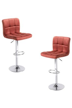 Regalos Miguel Pack 2 Taburetes color rosa en terciopelo