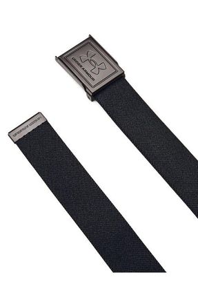 Under Armour Drive Reversible Stretch Web Belt in 001 Black at Nordstrom