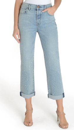 Fidelity Cali With Crystals Jean In Vintage Blue