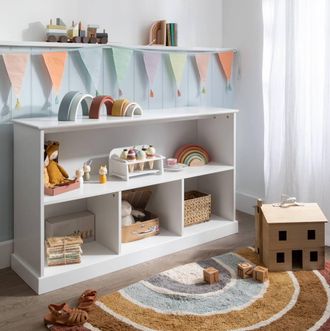 N&ouml;a & Nani Halmstad 3 Cube & Shelf Storage Unit White