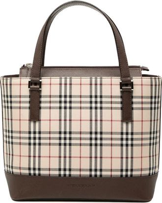 Burberry Pre-owned Burberry House Check Canvas Handbag Ladies 2EPPP9ZVENAA4KPX