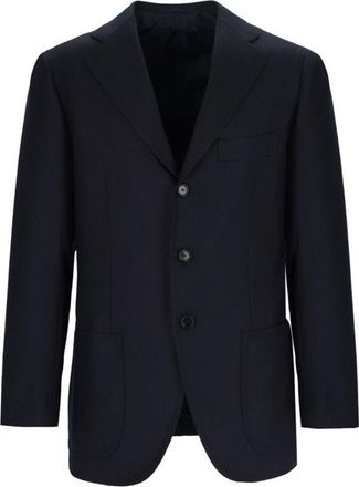 Cesare Attolini Single-Breasted Blazer In Blue Cashmere