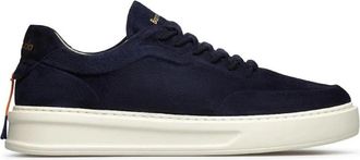 Barracuda Blauwe Su&egrave;de Sneakers Phonix Stijl - Heren - Sneakers - Blauw - 40 EU - Su&egrave;de - Schoenen