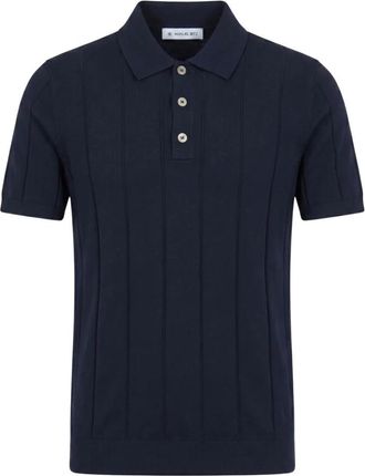 Manuel Ritz Maglia Polo - Heren - Polos - Blauw - XL - Katoen - Tops