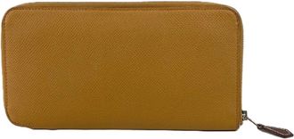 Herm&egrave;s Beige Epsom Leather Long Wallet (Bi-Fold) (Pre-Owned)