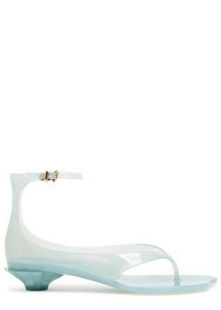 Chlo&eacute; Chlo&eacute; Light Blue Jelly Thong Sandals, Flat Sandals, UK6 / EU39 - 39 (IT39 / UK6)