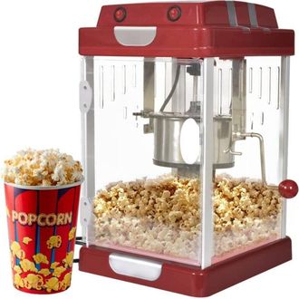 vidaXL M&aacute;quina Para Hacer Palomitas De Ma&iacute;z Estilo Cine 2,5 Oz Vidaxl