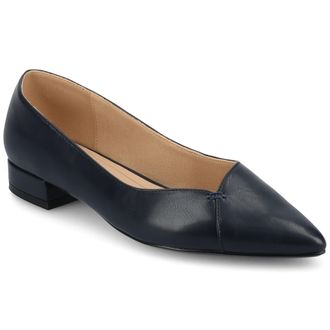 Journee Collection Women & apos;s Carmin Medium and Wide Width Dress Flats