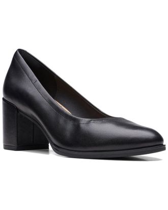 Clarks Freva55 Court Leather Pump