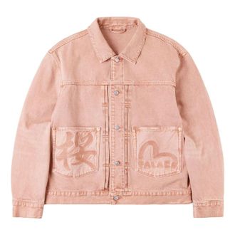 Palace x EVISU Type 2 Denim Jacket Pink Wash P30JK205
