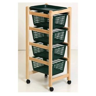 OEM Carrito Organizador De Frutas Y Verduras 37 X 30 X 85 Cm