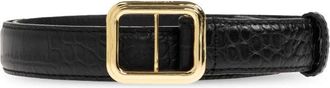 LI&Eacute; STUDIO The Georgia Wide Belt - Dames - Riemen - Zwart - 95 CM - Leer - Accessoires
