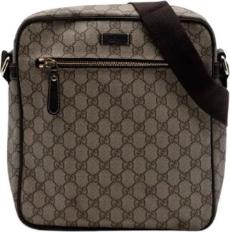 Gucci unisex, Pre-owned, Beige, Maat: ONE Size Leer