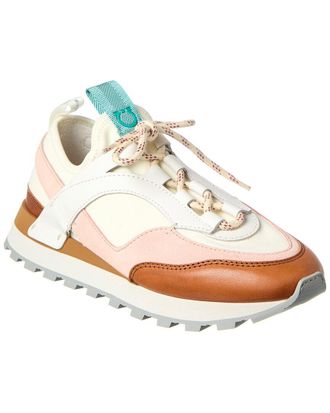 Ferragamo Ferragamo Indy Leather & Suede Sneaker