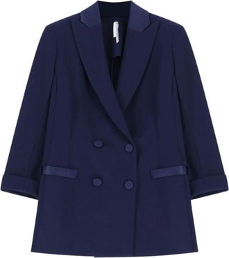 Imperial Blazer Doppiopetto - - Jackets - Donna - Blu - 2XS